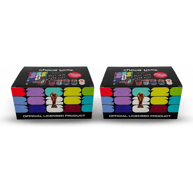 2 Cajas con 20 Figuras Sorpresa c/u Mundial FIFA 2026 Producto Oficial, Choca Locoz, Figuras Coleccionables