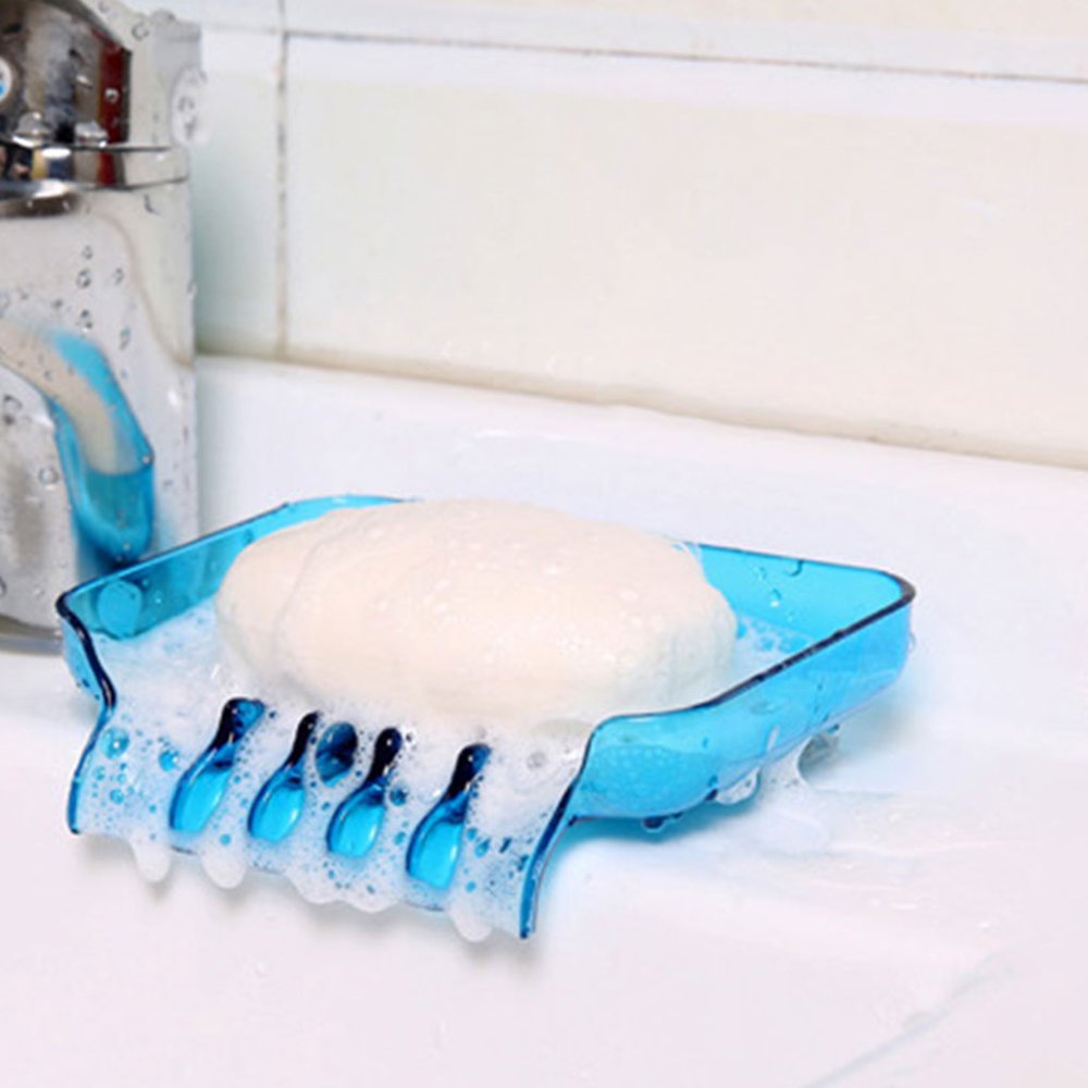 ROBOTGXG Self Draining Soap Holder Soap Saver Holder for Shower