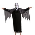 thumbnail image 3 of Disfraz de fantasma siniestro de Halloween para hombre y mujer, con cubierta facial para fiesta de carnaval , L L, 3 of 8