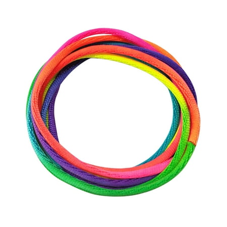 

NUOLUX 10PCS Finger String Toy Rainbow Colored Cradle String Educational Playthings String Hand Game Supplies for Kids Children