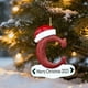 thumbnail image 5 of Adornos navideños, adornos navideños, regalos navideños, 26 letras, decoración para árbol de Navidad, adornos colgantes para árbol de Navidad, adornos navideños personalizados, decoración navideña, de, 5 of 6