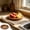 Coffee, variant on Round Wooden Bead Tray 11.81 Inch Decorative Serving Platter for Fruit Display Kitchen Countertop Storage Home Decor - Wooden Pallet for Dining Table Centerpiece Organizer