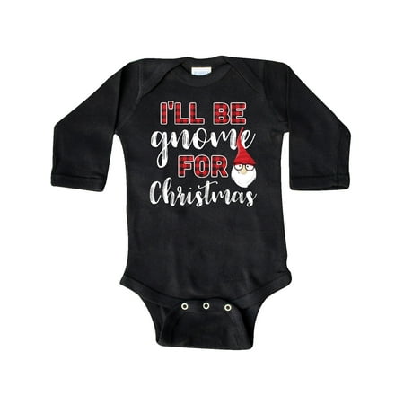 

Inktastic Gnome For Christmas Gift Baby Boy or Baby Girl Long Sleeve Bodysuit
