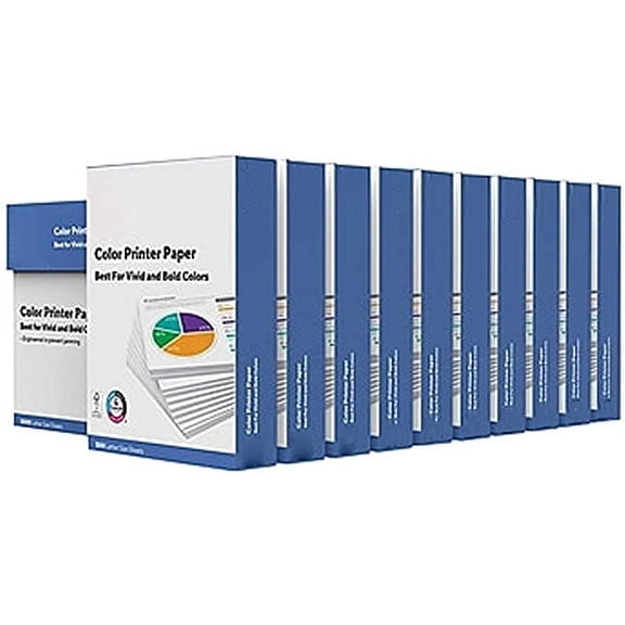 MyOfficeInnovations 8.5" x 11" Color Printer Paper 20 lbs. 96 Brightness 500/Ream 10 RMS/CT 513096