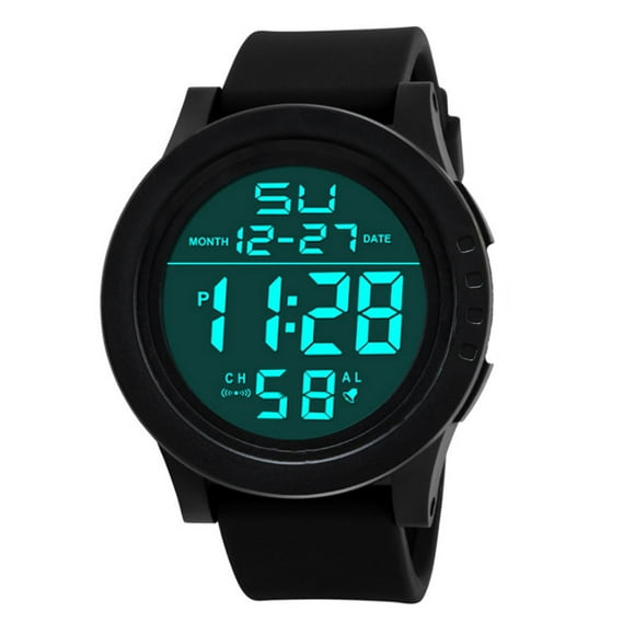 XZNGL Digital Watch Led Waterproof Digital Quartz Fashion Watch Military Sport Mens