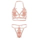 thumbnail image 5 of Gibobby Lenceria mujer sexy Lencería para mujer con encaje frontal abierto, ropa de dormir halter Nighty(Rosa, G), 5 of 5