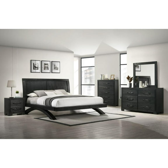 Picket House Furnishings Kenn 5-Drawer Chest in Black