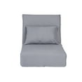 thumbnail image 4 of Loungie Relaxie Lin Chaise de Sol Convertible Réglable à 5 Positions, Gris, 4 of 9