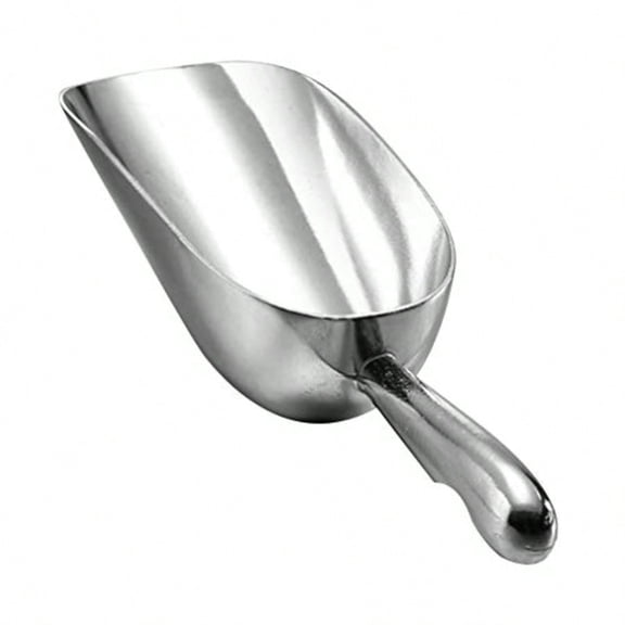 Ice Cube Scoop Cast Aluminum Shovel Scoops Multipurpose Kitchen Spoon For Ice Maker Freezer Coffee Bean Food 24 oz 1