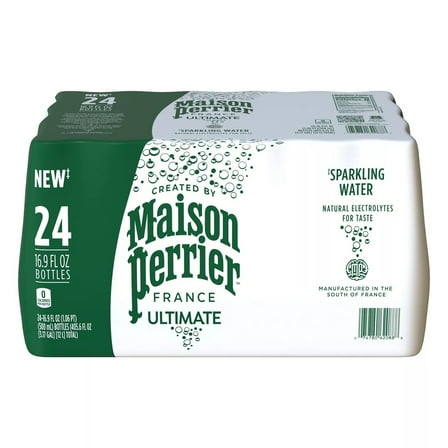 Maison Perrier Sparkling Water 16.9 Fluid Ounce (Pack of 24)