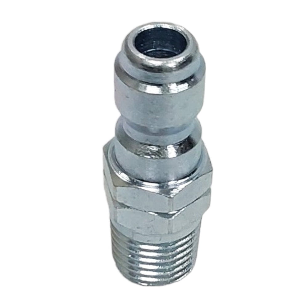 Proven Part 3/8" Male Quick Connect Plug, 3/8" Quick Connect to 3/8" MNPT