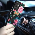 thumbnail image 4 of SPYCASE Floral Rugged Hybrid Cell Phone Cover Case for Samsung Galaxy A15 5G, Black Flower, 4 of 4