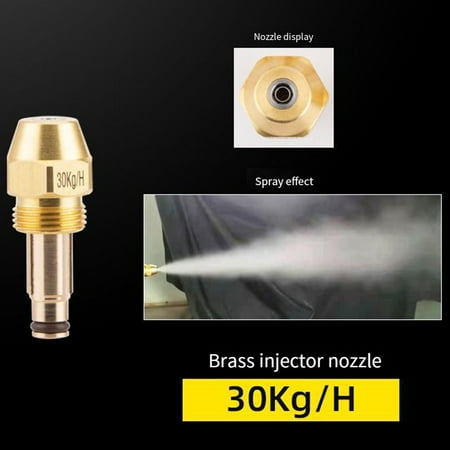 

Water Heater Replacement Parts Oil Heater Brass Stainless Steel Rust Corrosion Resistant High Pressure Nozzle 30KgH