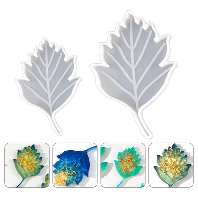 BESTYASH 2Ud Flexible De Silicona Para Posavasos Hoja Para Manualidades Decorativas