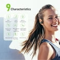 thumbnail image 4 of Letsfit Bluetooth Headphones, hiFf Stereo In-Ear Earphones w/Mic Noise Cancelling, Black Green, 4 of 8