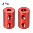 thumbnail image 2 of Shaft Coupling 4mm to 5mm Bore L20xD12 Robot Motor Wheel Rigid Flexible Coupler Connector Red 2 PCS, 2 of 3