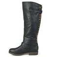 thumbnail image 3 of Journee Womens Spokane Stacked Heel Riding Boots, 3 of 10