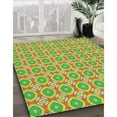 thumbnail image 2 of Ahgly Company Indoor Rectangle Patterned Dark Gold Brown Abstract Area Rugs, 8' x 10', 2 of 6