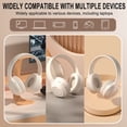 thumbnail image 5 of Wireless Bluetooth Headphones, Noise Reducing Over-Ear Design with Built-in Mic, Foldable, HiFi Sound with Extended Playtime for Work, Travel, and Gaming, 5 of 9