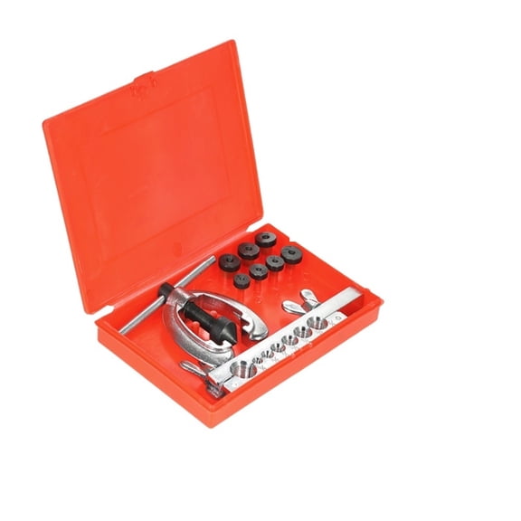 9pcs Double Pipe Flaring Tool Kit Set Tube Bender Pipe Repair Mechanic Brake Plumber Aluminium Copper Brass Flares ,Comfortable Operation