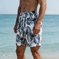 thumbnail image 6 of Yaoyar Mens Swim Trunks Hawaiian Beach Shorts Quick Dry Board Shorts Bathing Suits Swimwear with Mesh Lining Pockets, 6 of 6