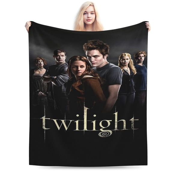 The Twilight Saga Blanket Cozy Warm Flannel Throw Blanket for Living Room Bedroom Bed Sofa Car, All Seasons Fleece Blankets Gifts for Kids Teens Adults 40"X30"