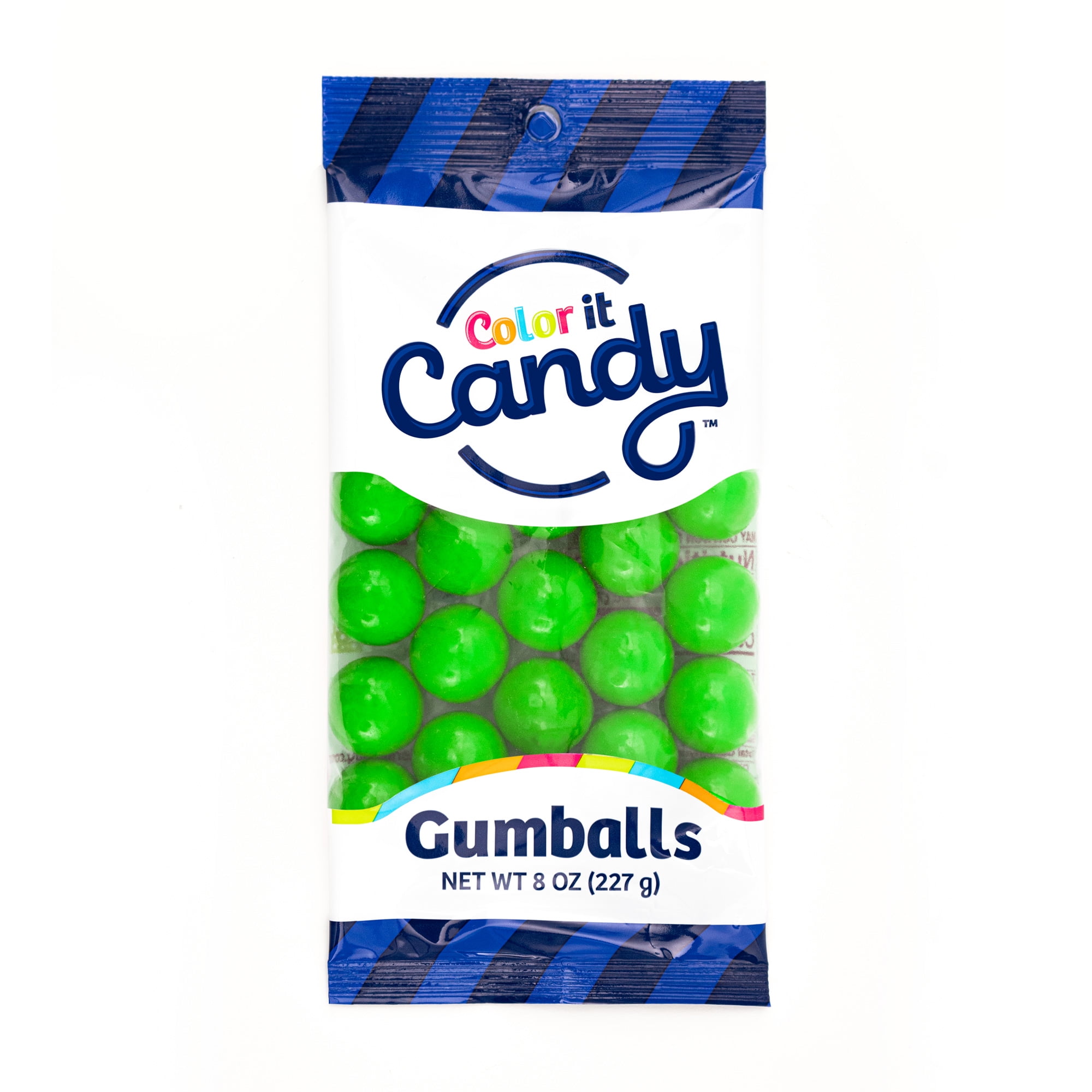 Color It Candy Green Decorative Candy Buffet Gumballs, 8 oz