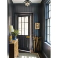 thumbnail image 4 of DAYCENT Moravian Star Light Flush Mount Celing Light Seeded Glass Shade Boho Moroccan Ceiling Lamp for Kitchen Foyer, 1-Light, 4 of 10