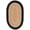 Natural/Black, variant on SAFAVIEH Natural Fiber Cirino Bordered Area Rug, Natural/Brown, 5' x 8' Oval
