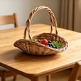 thumbnail image 5 of Picnic Basket Garden Harvest Basket Garden Baskets For Gathering Vegetables Harvest Basket Basket With Handle Wicker Basket With Handle, 5 of 8