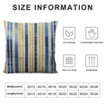 thumbnail image 5 of YINGXI Pillow Covers Dot Print Striped Decorative Throw Pillows Pillowcase Decor for Home Sofa Couch Bed 24x24in, 5 of 5