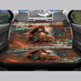 thumbnail image 6 of Pzuqiu Car Seat Covers Full Set Softy Polyester, Compatible with Front Seats Sedan Seats, for Trucks Cars, Southwestern Horse Print, 6 of 10