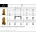 thumbnail image 6 of AURA Women’s Sequin A-Line Dress Round Neck Long Sleeve High Waist Mid-Length Zipper S-XXXL, 6 of 6