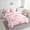 Pink, variant on Erosebridal Bow Ribbon Bedding Sets Twin Size, Floral Flower Comforter Sets with Sheets, Cartoon Theme Decor, Reversible 7 Pieces