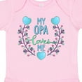 thumbnail image 4 of Inktastic My Opa Loves Me with Flowers and Hearts Boys or Girls Baby Bodysuit, 4 of 5
