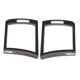 thumbnail image 5 of 2 piezas de moldura de cubierta de marco de salida de aire lateral del tablero de instrumentos del automóvil estilo fibra de carbono de repuesto para Serie 3 E46 1998-2004, 5 of 10