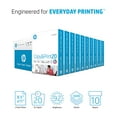 thumbnail image 2 of Papel para impresora HP Copy&Print, 20 libras, 8,5 x 11, 92, brillante, 10 resmas, 2 of 6