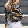 thumbnail image 5 of Balery Golden White Fire Dragon Mochila Clásica Impresa Básica para Viaje, Mochila Escolar Resistente al Agua, Mochila de Lona con Correas Ajustables-Medium, 5 of 5