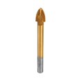 thumbnail image 1 of Herramienta De Mano De Taladro Triangular, Juego De Brocas De Vidrio De Carburo De 10mm Con Revestimiento De Titanio Con 4 Bordes De Corte, Herramientas De Cabeza De Lanza Cruzada ANGGREK Industrial Supplies, 1 of 5