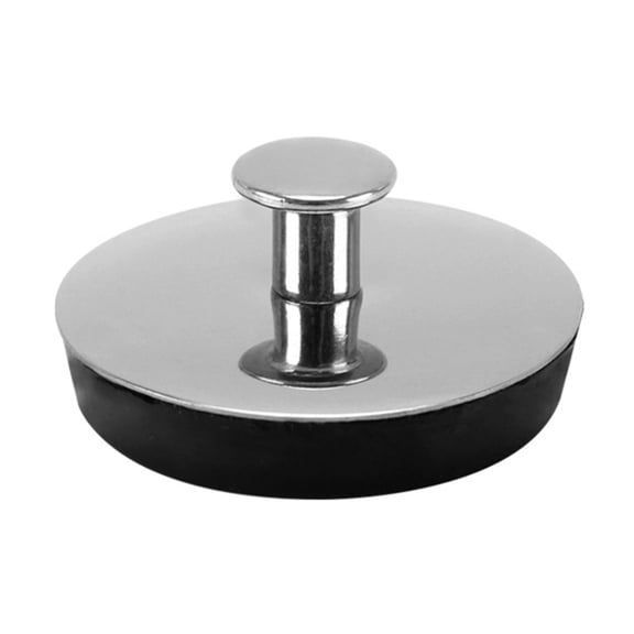 Universal Bath Plug Caps Stainless Steels Drain Plug Easy to Use Handle Bath Tub Drain Stopper for Kitchen Bathroom