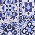 thumbnail image 2 of Pegatinas de azulejos de 24 piezas Unique Bargains, pegatinas de azulejos de pared para armarios de cocina 5.91"x5.91" negro azul, 2 of 6