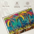 thumbnail image 6 of Elephant Stock Summer Tropical Palms Wall Art - Horizontal Canvas Wall Art - Living Room Wall Decor - Floral And Botanical Canvas - Gray And Brown Decor By Estelle Grengs - 24" x 16", 6 of 8
