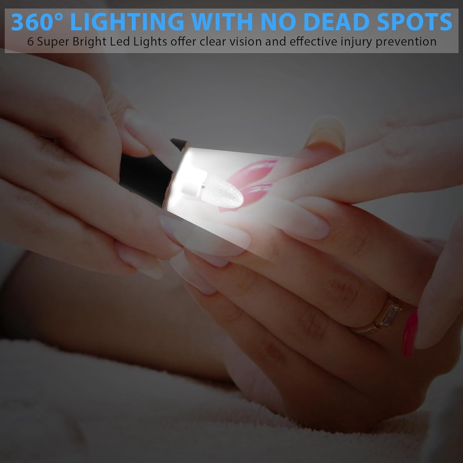 Electric Callus Remover for Feet – Portable Pedicure Tool for Cracked Heels, Dead Skin & Calluses – 10-Speed, Dual Rotation, 360° LCD Display –Foot File