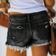 thumbnail image 4 of MKLEKYY Pijama Corto De Mezclilla Para Mujer, Pantalones Cortos Vaqueros Sexys Informales Para Mujer, Pantalones Con Bolsillos Inferiores A La Moda Con Agujeros Para Mujer, 4 of 4