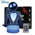 thumbnail image 2 of Pesadilla antes de Navidad luces LED de noche 3D figura de Anime Jack Sally niños divertida cabecera dormitorio decoración lámparas de escritorio regalo, 2 of 5