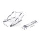 thumbnail image 2 of Soporte para ordenador portátil de aleación de aluminio Soporte universal ajustable para refrigeración, plateado L, con bolsa de fieltro L Speravity EL2749-04B, 2 of 2