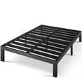 thumbnail image 4 of Crown Comfort Heavy Duty Steel Slat Platform Bed Frame Series Titan E By  White White Finish Queen, 4 of 5