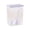 White1, variant on Clear Sealed Leak-Resistant Plastic Dry Food Storage Boxes, Space-Saving Stackable Kitchen Holders for Pantry Grains/Crispy Snack/Bulk Dry Goods for Neat Household Food Classification, Black2