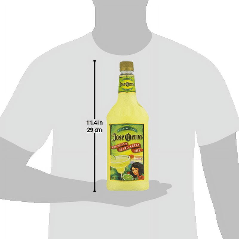 Jose Cuervo Classic Lime Margarita Mix, 1 Liter (33.8 fl oz)