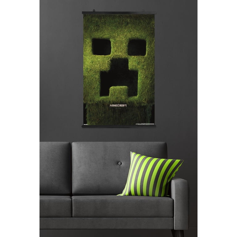 A Minecraft Movie - Creeper Teaser One Sheet Wall Poster, 22.375